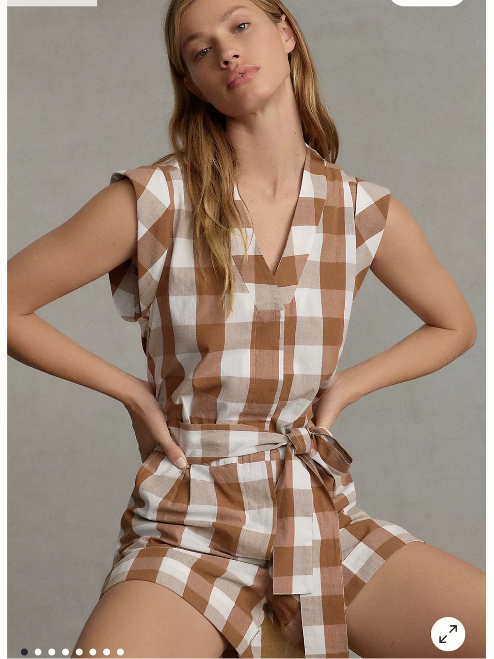 100% Cotton Whit Two Anthro Romper